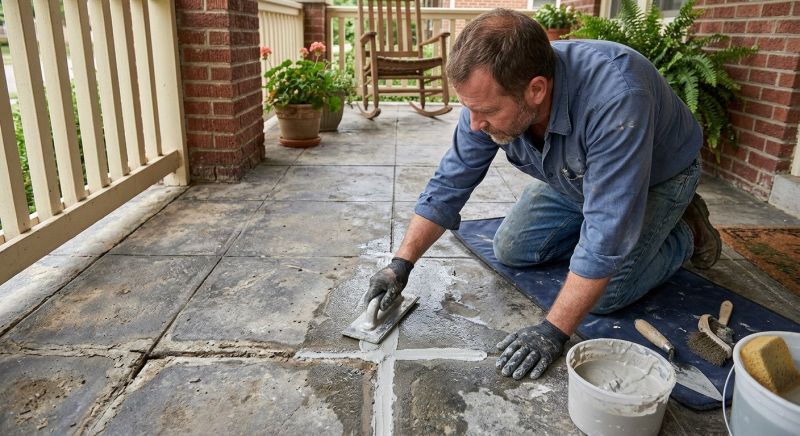 Porch Cement Repair