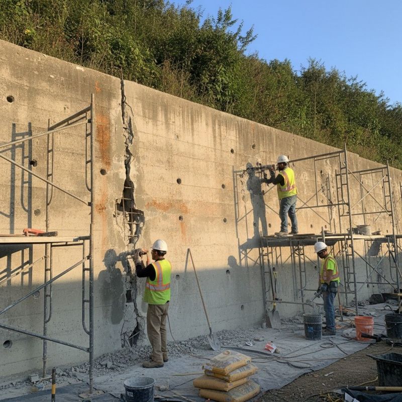 Concrete Wall Repair